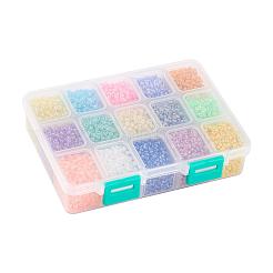 15 цветные стеклянные бусины SEED-JP0007-02