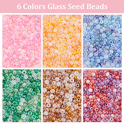 60 г 6 цвета 6/0 бисера&nbsp;GLAA-PH0003-68D