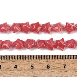 Синтетические бусины из родохрозита G-Z080-A13-8mm