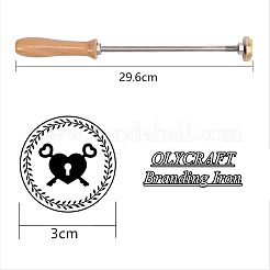 Штамповка тиснение пайка латунь со штампом AJEW-WH0113-15-63