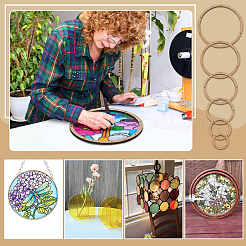 6шт 6 набора шаблонов для МДФ-панелей для стекла DIY-WH0308-698B