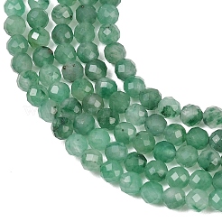 Chapelets de perles en jade africaine naturelle&nbsp;G-B175-D20-4mm