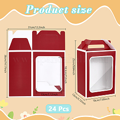 24 boîte cadeau de rangement rectangulaire en papier&nbsp;CON-WA0001-33A