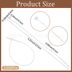 Étiquettes de vêtements en plastique PP&nbsp;DIY-CY0003-25