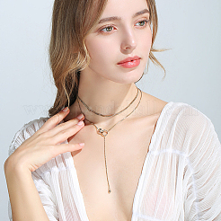 4 шт. 4 стиля 925 стерлингового серебра удлинитель цепи STER-BBC0007-17G