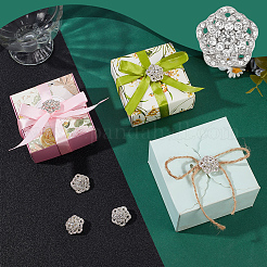 6 шт. пуговицы из цинкового сплава с 1 отверстиями FIND-FG0004-89S