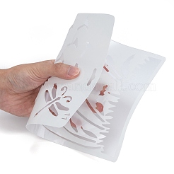Пластиковые многоразовые шаблоны трафаретов для рисования DIY-F018-B11