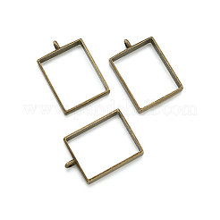 Сплав открытая задняя рамка большие подвески PALLOY-TA0021-02AB