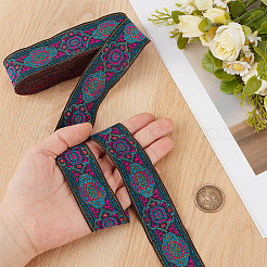 Ruban polyester jacquard vintage de 7 m&nbsp;OCOR-CY0003-92C
