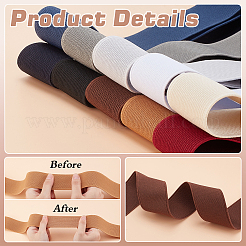 10 рулон эластичного шнура из полиэстера 10 цветов OCOR-PH0004-63C