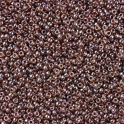 MIYUKIラウンドロカイユビーズ  日本製シードビーズ  （rr327)透明なダークラズベリーの光沢  11/0  2x1.3mm  穴：0.8mm  約1100PCS /ボトル  10 G /ボトル&nbsp;SEED-JP0008-RR0327