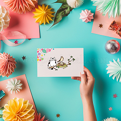 Резиновые прозрачные штампы DIY-WH0251-044