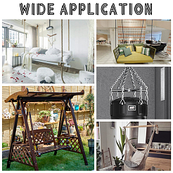 4 комплект потолочных крючков-колец из нержавеющей стали 304&nbsp;STAS-GA0001-07