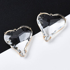 Прозрачные стеклянные подвески X-GLAA-Q088-022