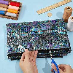 Elastisches Polyestergewebe mit Krokodilmuster&nbsp;DIY-PH0036-91B
