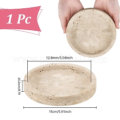 Runde Schmuckplatten aus Marmor&nbsp;DIY-WH0899-84
