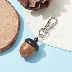 Желуди разъемный деревянный кулон украшение&nbsp;HJEW-JM01386