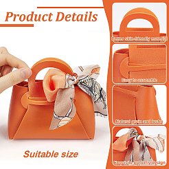 Подарочные сумки из искусственной кожи с конфетами AJEW-WH0518-62A-02