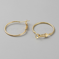 Латунная фурнитура для хооп серег FIND-WH0110-742A-G