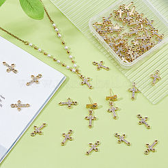 Подвески со стразами из сплава 60 шт.&nbsp;RB-DC0001-13