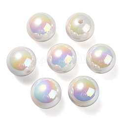Placcatura uv perline acriliche iridescenti arcobaleno&nbsp;PACR-E001-04I