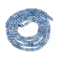 Нити бусины из натурального синего аквамарина дьявола&nbsp;G-B175-C02-2x2mm