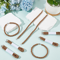 6 Paar elastische Stiefelbänder aus Polyester&nbsp;DIY-CY0002-79B