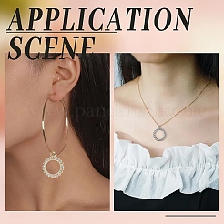 Подвески со стразами из сплава 12 шт.&nbsp;FIND-YW0007-95G