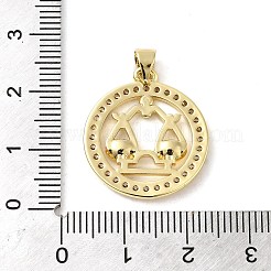 Стойки обшивки латунь микро проложить Циркон подвеску&nbsp;KK-P241-01G