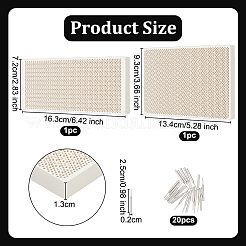 Кварцевые сотовые керамические паяльные платы&nbsp;AJEW-OC0005-53C