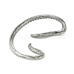 Orecchini a polsino in acciaio chirurgico inossidabile 316&nbsp;EJEW-E300-06AS-02