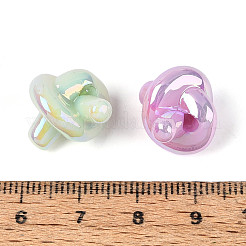 УФ-покрытие светящиеся непрозрачные акриловые бусины&nbsp;SACR-T017-90M