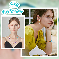 2 нить натуральных бусин из унакита&nbsp;G-NB0004-30