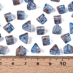 Transparente Picasso-Glasperlen&nbsp;SEED-Q039-02B