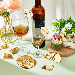 40 шт. подвески для зеркальных акриловых бокалов для вина AJEW-FG0003-01