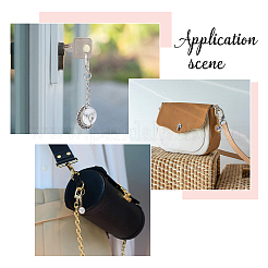 20шт брелок из двухцветного сплава&nbsp;KEYC-DC00017