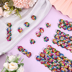Accesorios decorativos para disfraces con flores y lentejuelas de poliéster&nbsp;DIY-WH0899-422A