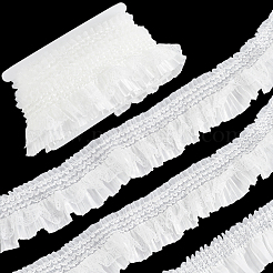 10 yard di pizzo plissettato elastico satinato&nbsp;OCOR-CY0001-28A