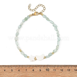 Pulseras con cuentas de vidrio natural&nbsp;BJEW-JB14483
