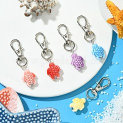 Фарфоровые подвески ручной работы с черепахой на океанскую тематику HJEW-JM01698