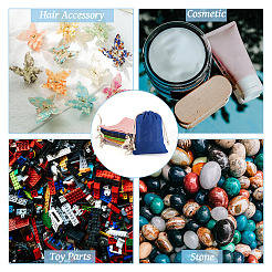 11 шт. 11-х цветные прямоугольные тканевые упаковочные мешочки ABAG-TA0001-87C