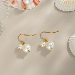 Круглые серьги-подвески из нержавеющей стали 304 WJ2231