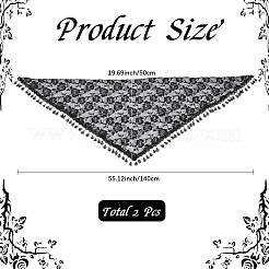 Повязки на голову из полиэстера для женщин OHAR-WH20008-11B-02