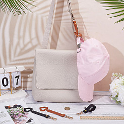 4 шт. 2-х цветный зажим для шляпы из искусственной кожи в форме сердца AJEW-AR0004-87