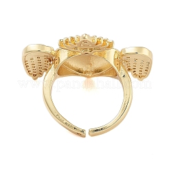 Стойка с покрытием в форме сердца с крылышками RJEW-B064-02G-01