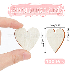 100 disque de bois brut&nbsp;WOOD-NB0002-73B