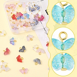 50шт стеклянные подвески PALLOY-FS00016