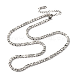 Женские цепочки-чашки со стразами из нержавеющей стали 304&nbsp;NJEW-G175-01P-02