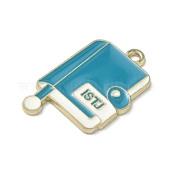 Подвески из эмалевого сплава в стиле mbti&nbsp;LS-ENAM-I083-01G-05