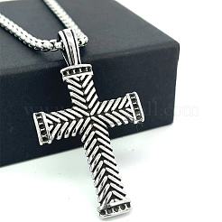 Винтажный хип-хоп крестик-подвеска из нержавеющей стали 304 для мужчин и женщин.&nbsp;ZR0074
